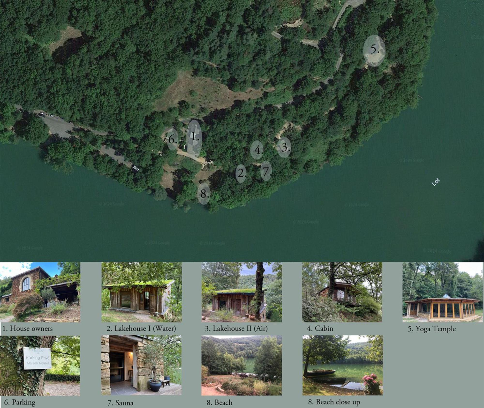 Lake House I // Alauzet Ecolodge + Nature Spa Castelnau-de-Mandailles Exterior foto